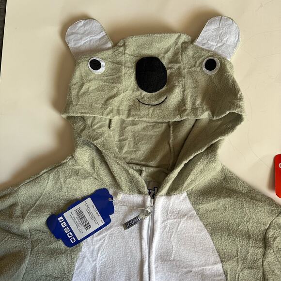 Funziez! Silver Lilly Animal Pajamas Adult One Piece Cosplay Koala Costume Small - Picture 14 of 15